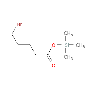 Pentanoic acid, 5-bromo-, trimethylsilyl ester