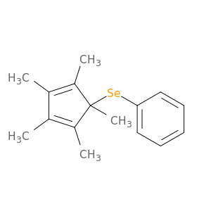 Benzene, [(1,2,3,4,5-pentamethyl-2,4-cyclopentadien-1-yl)seleno]-