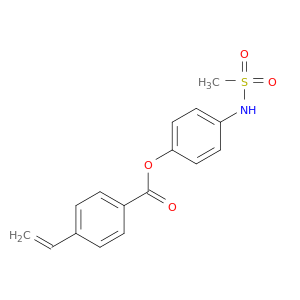 Benzoic acid, 4-ethenyl-, 4-[(methylsulfonyl)amino]phenyl ester