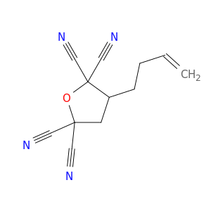 2,2,5,5-Furantetracarbonitrile, 3-(3-butenyl)dihydro-
