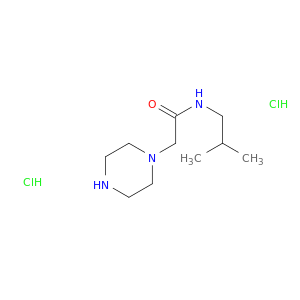 N-(2-Methylpropyl)-2-(piperazin-1-yl)acetamide dihydrochloride