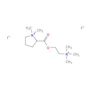 吡咯烷,1,1-二甲基-2-[[2-(三甲基氨基酮)乙氧基]羰基]-,碘(1：2)