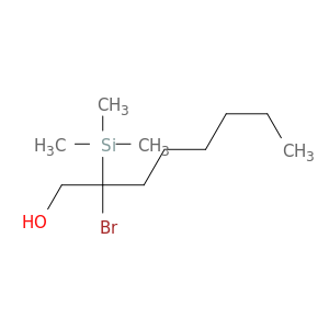 1-Octanol, 2-bromo-2-(trimethylsilyl)-