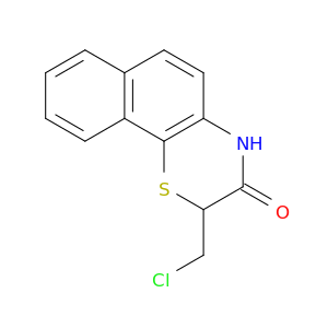 2H-Naphtho[1,2-b]-1,4-thiazin-3(4H)-one, 2-(chloromethyl)-