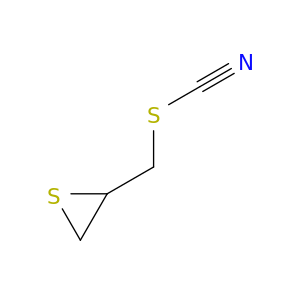Thiocyanic acid, thiiranylmethyl ester