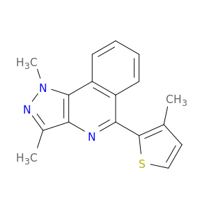 1H-Pyrazolo[4,3-c]isoquinoline, 1,3-dimethyl-5-(3-methyl-2-thienyl)-