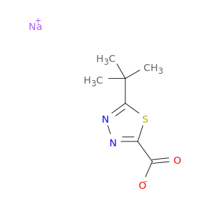 sodium 5-tert-butyl-1,3,4-thiadiazole-2-carboxylate