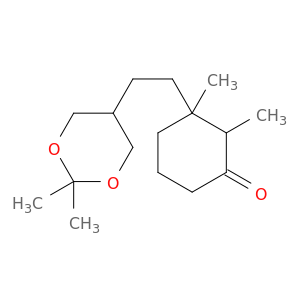 Cyclohexanone, 3-[2-(2,2-dimethyl-1,3-dioxan-5-yl)ethyl]-2,3-dimethyl-