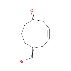 3-Cyclononen-1-one, 6-(bromomethylene)-