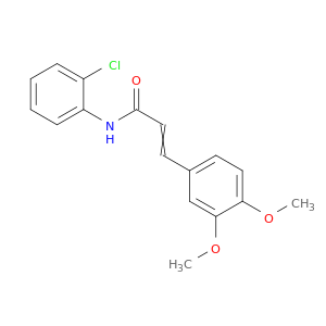 2-Propenamide, N-(2-chlorophenyl)-3-(3,4-dimethoxyphenyl)-