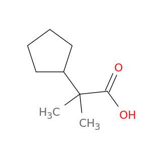 2-cyclopentyl-2-methylpropanoic acid