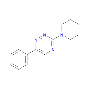1,2,4-Triazine, 6-phenyl-3-(1-piperidinyl)-