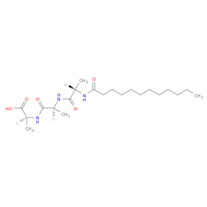 L-Alanine, N-[N-[N-(1-oxododecyl)-L-alanyl]-L-alanyl]-