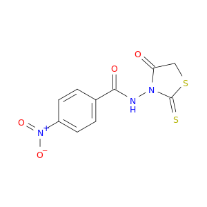 4-nitro-N-(4-oxo-2-sulfanylidene-thiazolidin-3-yl)benzamide