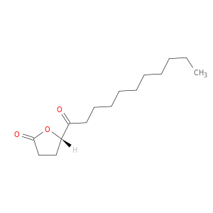 2(3H)-Furanone, dihydro-5-(1-oxoundecyl)-, (S)-