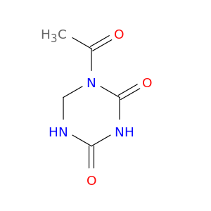 1,3,5-Triazine-2,4(1H,3H)-dione, 1-acetyldihydro- (9CI)