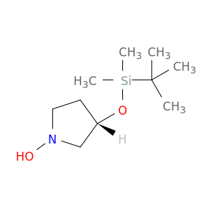 Pyrrolidine, 3-[[(1,1-dimethylethyl)dimethylsilyl]oxy]-1-hydroxy-, (3S)-