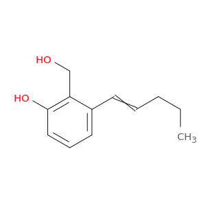 Benzenemethanol, 2-hydroxy-6-(1-pentenyl)-
