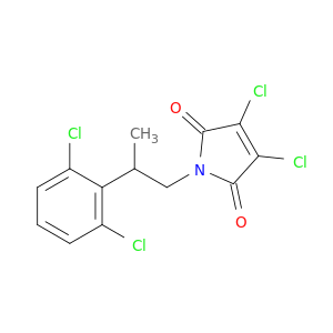 1H-Pyrrole-2,5-dione, 3,4-dichloro-1-[2-(2,6-dichlorophenyl)propyl]-