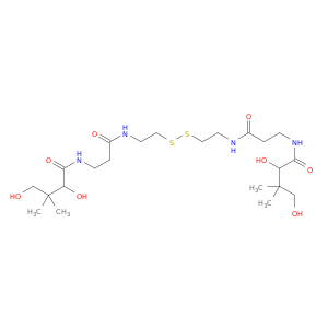 Butanamide, N,N'-[dithiobis[2,1-ethanediylimino(3-oxo-3,1-propanediyl)]]bis[2,4-dihydroxy-3,3-dimethyl-