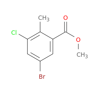 5-溴-3-氯-2-甲基苯甲酸甲酯