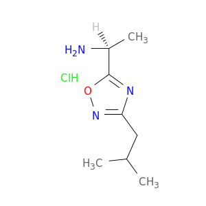 (S)-1-(3-Isobutyl-1,2,4-oxadiazol-5-yl)ethanamine hydrochloride
