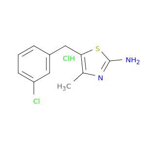 5-[(3-Chlorophenyl)methyl]-4-methyl-1,3-thiazol-2-amine hydrochloride