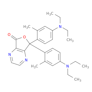 Furo[3,4-b]pyrazin-5(7H)-one, 7,7-bis[4-(diethylamino)-2-methylphenyl]-