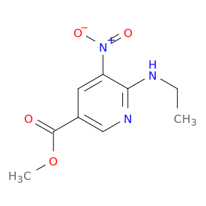 Methyl 6-(ethylamino)-5-nitronicotinate
