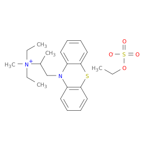 DIETHYLMETHYL(1-METHYL-2-PHENOTHIAZIN-10-YLETHYL)AMMONIUM ETHYL SULFATE