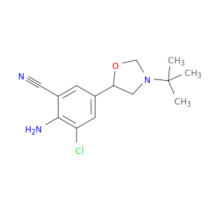 Benzonitrile, 2-amino-3-chloro-5-[3-(1,1-dimethylethyl)-5-oxazolidinyl]-