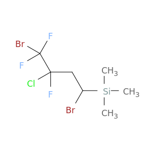 Silane, (1,4-dibromo-3-chloro-3,4,4-trifluorobutyl)trimethyl-