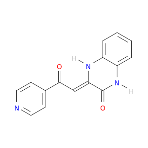 3-(2-OXO-2-(PYRIDIN-4-YL)-ETHYLIDENE)-3,4-DIHYDRO-1H-QUINOXALIN-2-ONE