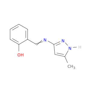 Phenol, 2-[[(5-methyl-1H-pyrazol-3-yl)imino]methyl]-
