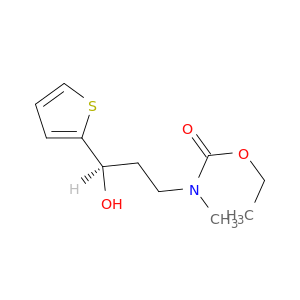 Carbamic acid, [(3R)-3-hydroxy-3-(2-thienyl)propyl]methyl-, ethyl ester