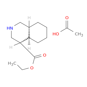 (4R,4aR,8aS)-乙基十氢异喹啉-4-甲酸基酯醋酸盐