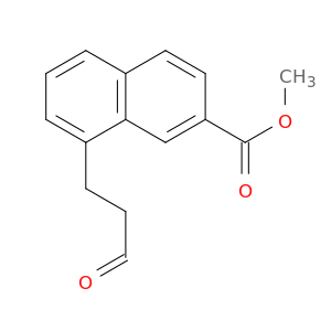 2-Naphthalenecarboxylic acid, 8-(3-oxopropyl)-, methyl ester