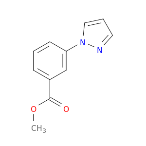 Benzoic acid, 3-(1H-pyrazol-1-yl)-, methyl ester