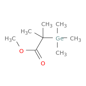 Propanoic acid, 2-methyl-2-(trimethylgermyl)-, methyl ester