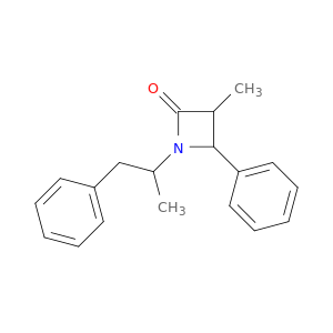2-Azetidinone, 3-methyl-1-(1-methyl-2-phenylethyl)-4-phenyl-
