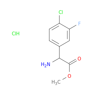 2-氨基-2-(4-氯-3-氟苯基)乙酸甲酯盐酸盐