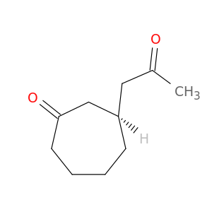 Cycloheptanone, 3-(2-oxopropyl)-, (3R)-