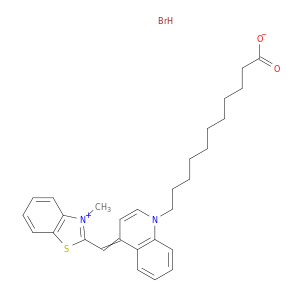 (E)-1-(10-羧基癸基)-4-((3-甲基苯并[d]噻唑-2(3H)-亚基)甲基)喹啉-1-溴化正离子