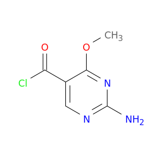 5-Pyrimidinecarbonylchloride, 2-amino-4-methoxy-