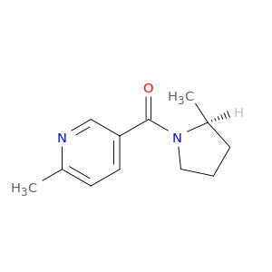 Pyrrolidine, 2-methyl-1-[(6-methyl-3-pyridinyl)carbonyl]-, (2S)-