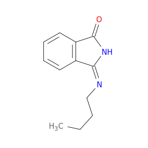 1H-Isoindol-1-one, 3-(butylimino)-2,3-dihydro-, (E)-