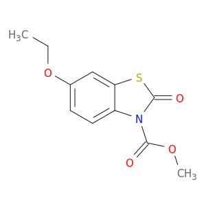 3(2H)-Benzothiazolecarboxylic acid, 6-ethoxy-2-oxo-, methyl ester