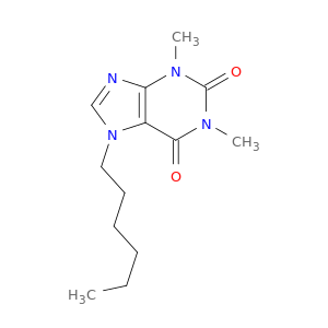1H-Purine-2,6-dione, 7-hexyl-3,7-dihydro-1,3-dimethyl-