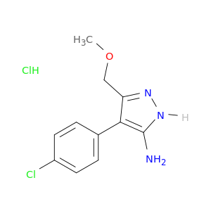4-(4-氯苯基)-3-(甲氧基甲基)-1H-吡唑-5-胺盐酸盐