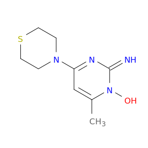 2(1H)-Pyrimidinimine, 1-hydroxy-6-methyl-4-(4-thiomorpholinyl)-